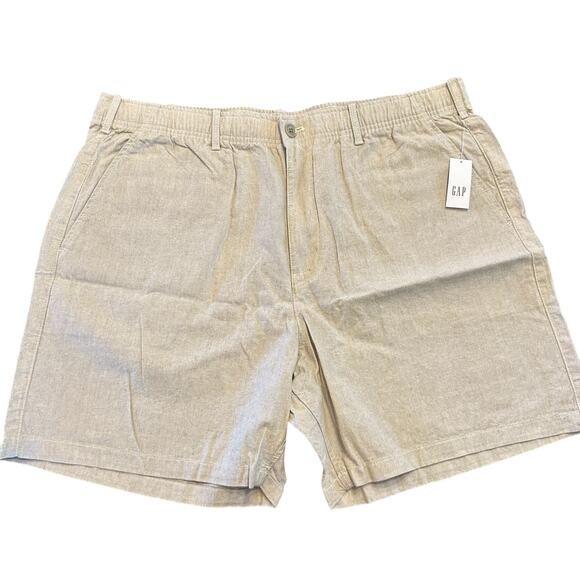 Gap Men’s NEW neutral tan relaxed fit shorts Size extra large - Picture 1 of 6